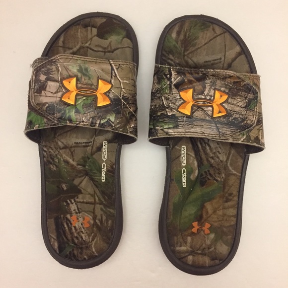 Under Armour Other - [Under Armour] Boys Youth Camouflage Slides.
